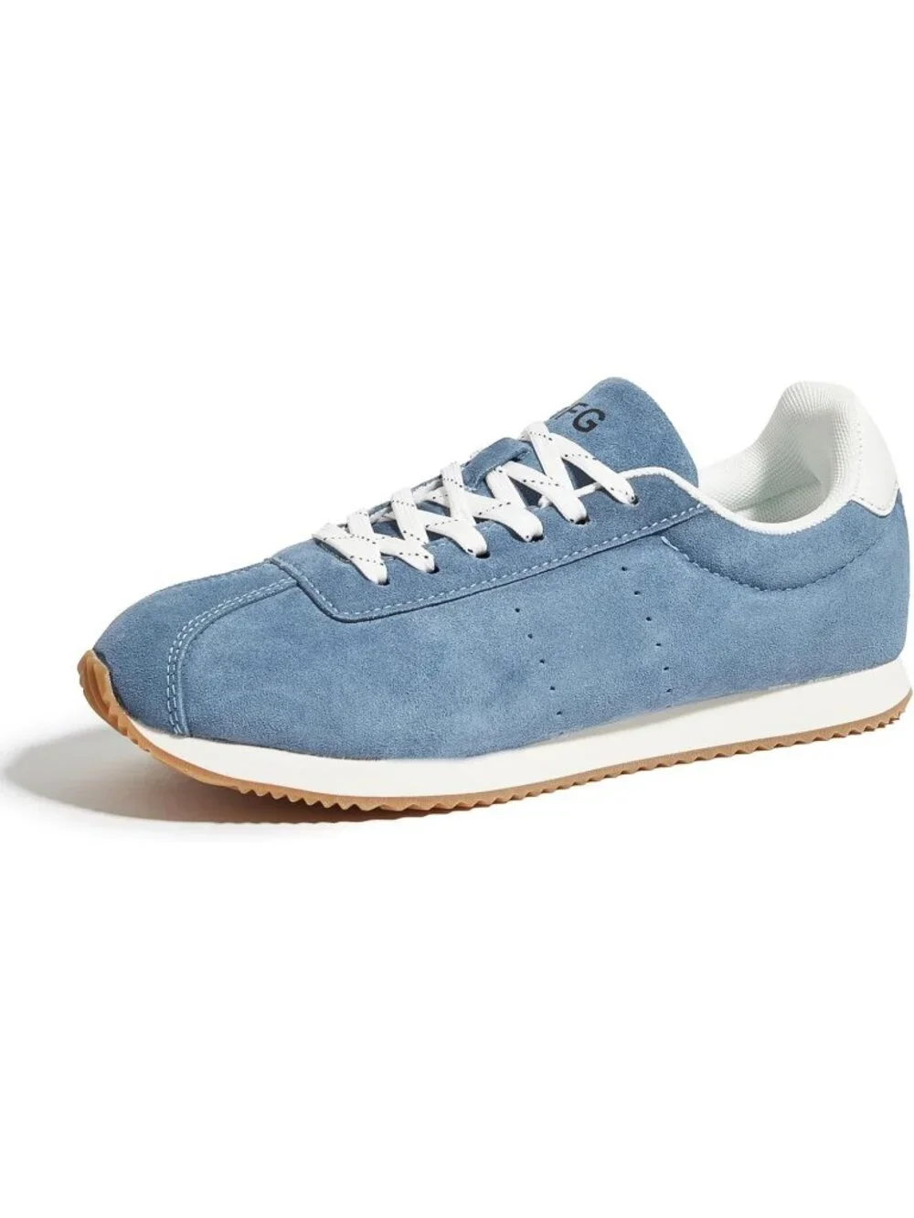 Women's Blue Comfortable Low Top Classic Retro Running Lightweight Sneakers